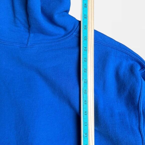 Gildan Hoodie Men's L Chicago Cubs 2016‎ Party 1908 Blue Baseball Y2K Sportswear - Picture 13 of 16